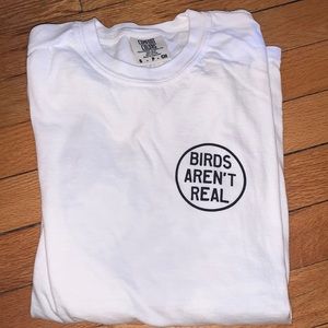 Birds Aren’t Real White Long Sleeve